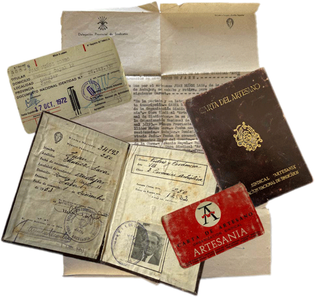 Documentos históricos originales de Cerámica Muñoz que acreditan más de dos siglos de tradición artesana en Andújar